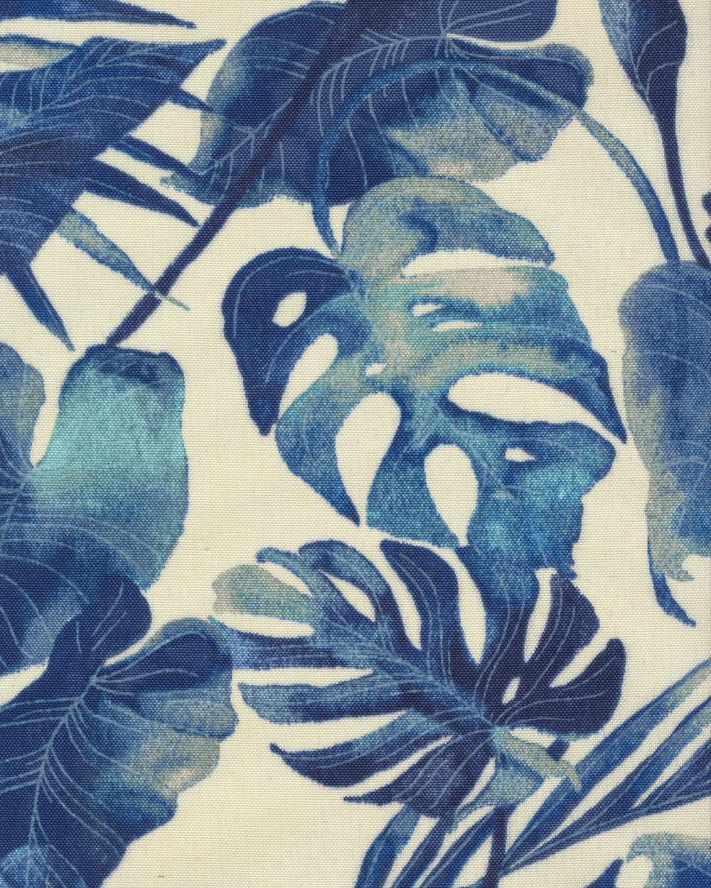 Tommy Bahama TBO Inky Palms Indigo Indoor Outdoor Fabric By The Yard